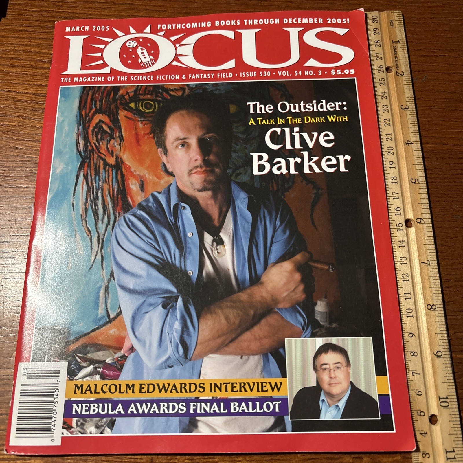 VTG 2003 Sci-Fi Locus Magazine: Clive Barker / Malcolm Edwards Interview