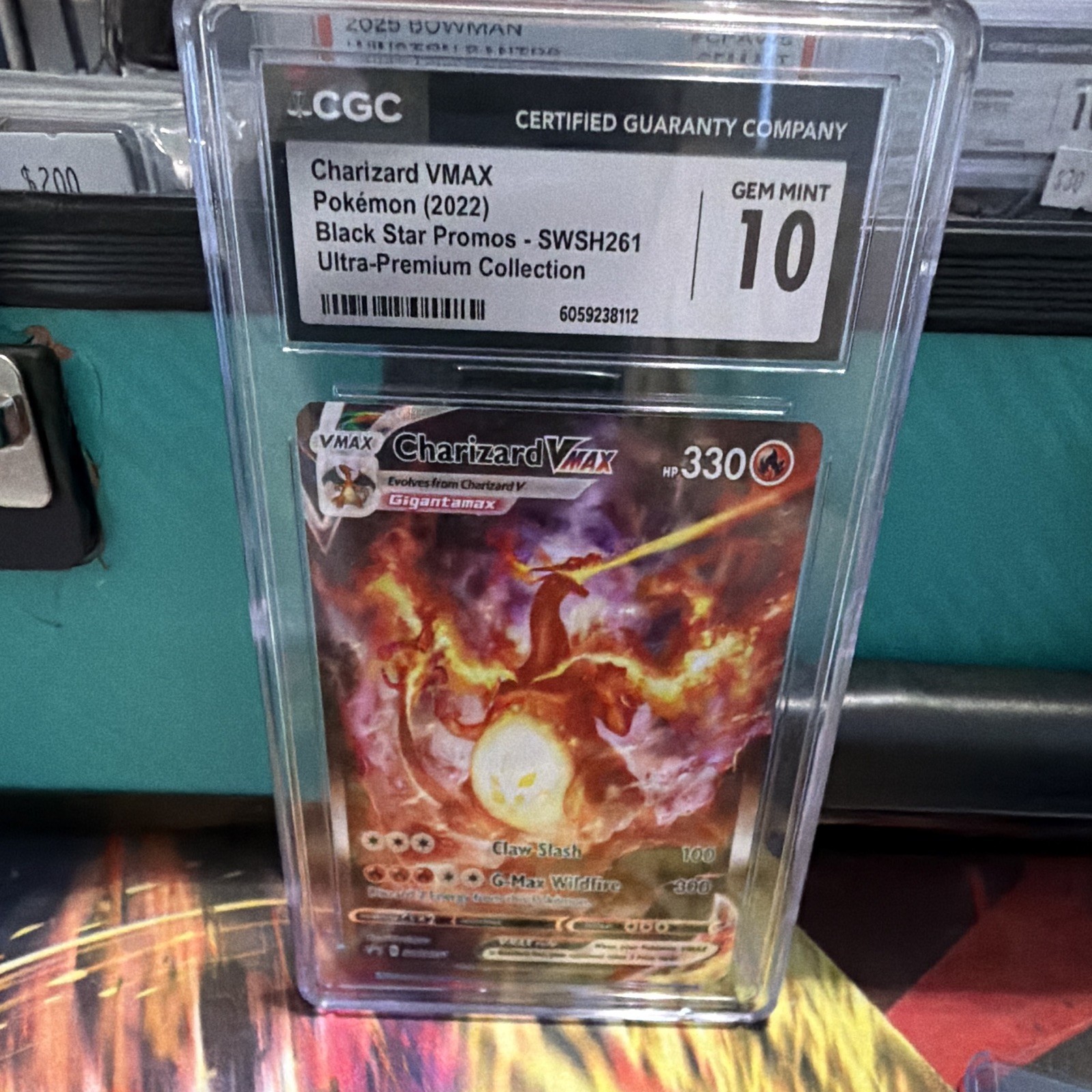 Pokemon TCG 2022 EN Charizard VMAX CGC 10 Ultra Premium Collection Black Star Pokemon TCG 2022 EN Charizard VMAX CGC 10 Ultra Premium Collection Black Star