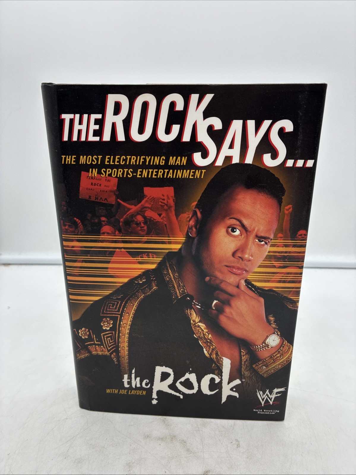 The Rock Says Book WWF WWE Dwayne Johnson HC-DJ 2000 Autobiography Like New The Rock Says Book WWF WWE Dwayne Johnson HC-DJ 2000 Autobiography Like New