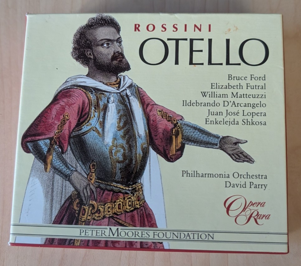 Rossini Otello Opera Rara 3 CD Bruce Ford Elizabeth Futral David Parry