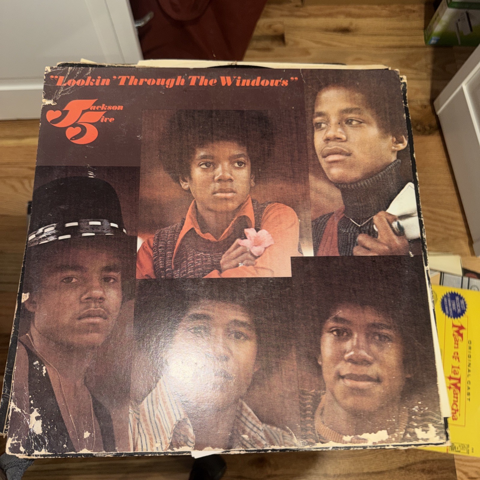 JACKSON FIVE LOOKIN’ THROUGH THE WINDOWS 1972 LP MOTOWN PRINT VINTAGE VINYL 
