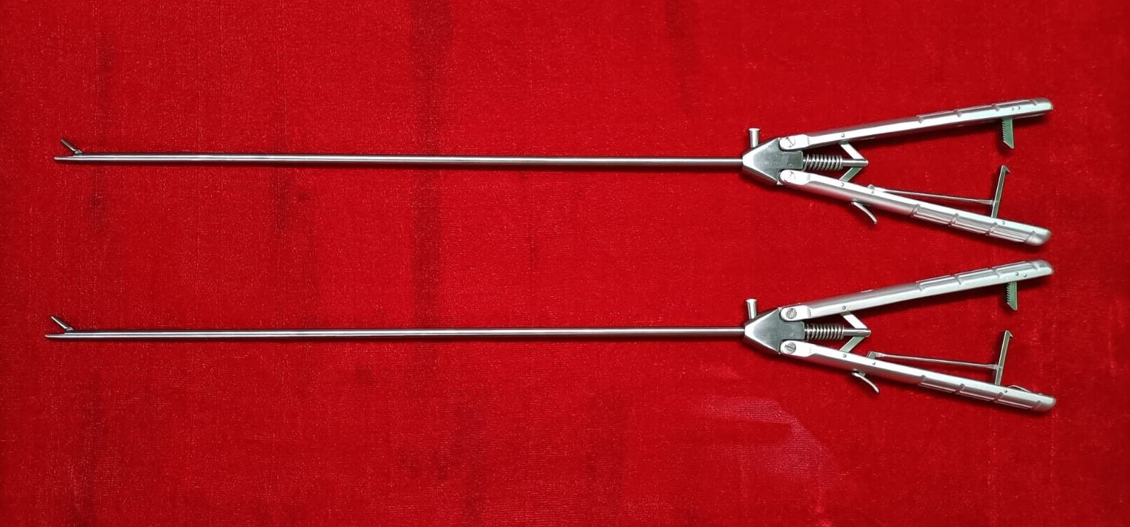 2pc-Laparoscopic Needle Holder 5mmx330mm Straight Jaw Reusable Instruments
