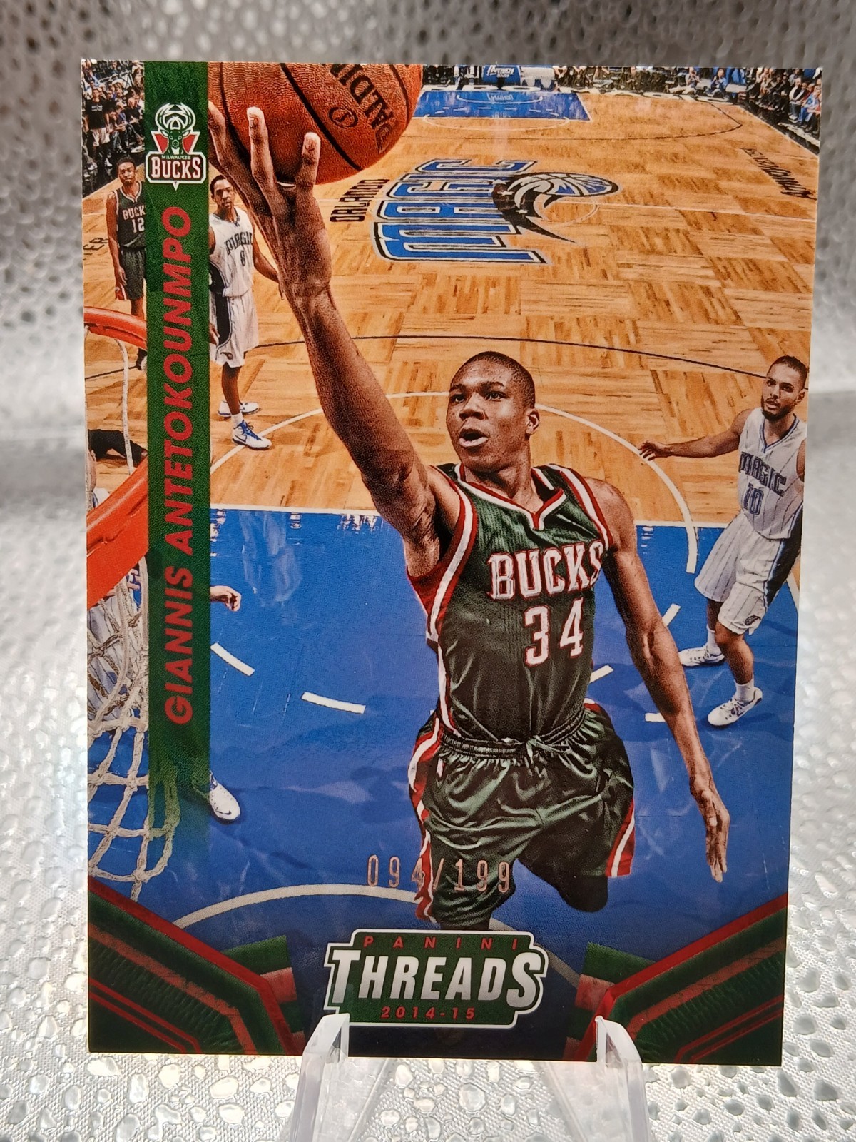 2014-15 Panini Threads - Giannis Antetokounmpo #64 Century Proof Red /199