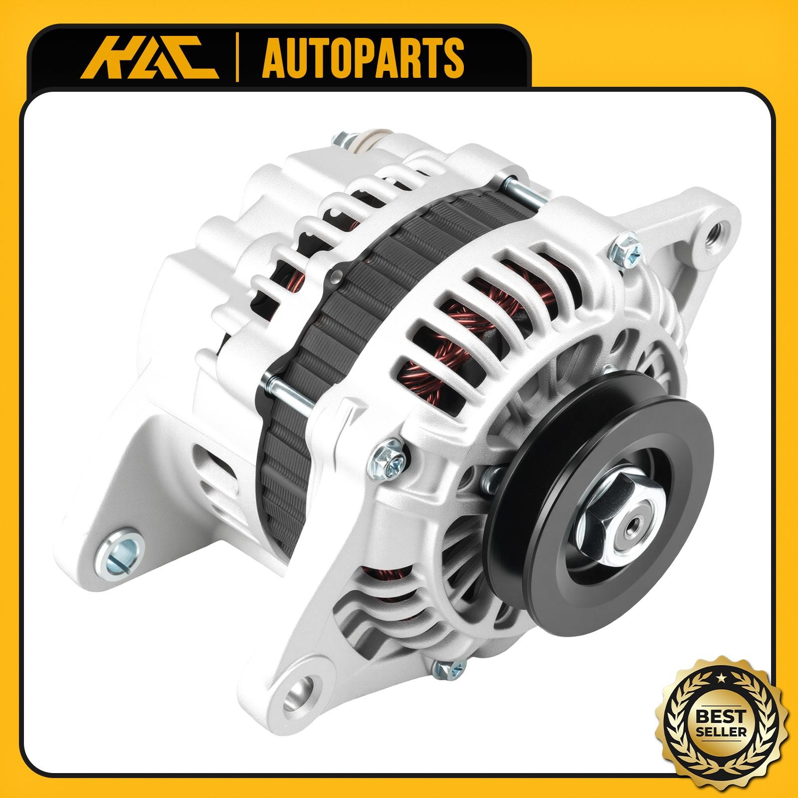 12V 80A V Belt Alternator Pure Copper for Engines Part Direct Fit 23992N