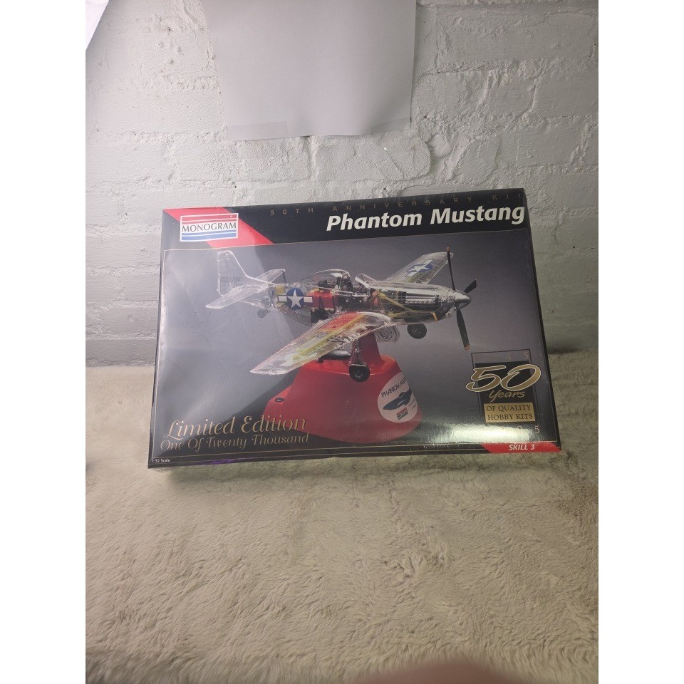 Monogram Phantom Mustang 1:32 Scale Model Kit 50th Anniversary Limited Ed 0067