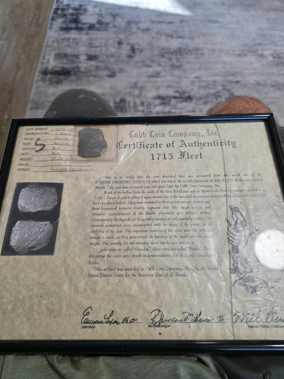 cobb coin company 1715 fleet philip V v cobb coin company 1715 fleet philip V v