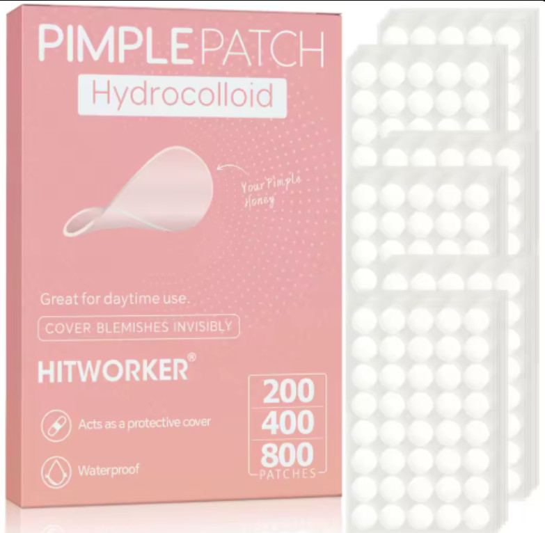 Pimple Patches Hydrocolloid Oil Absorbing Acne Spot Cover Blemish Stickers