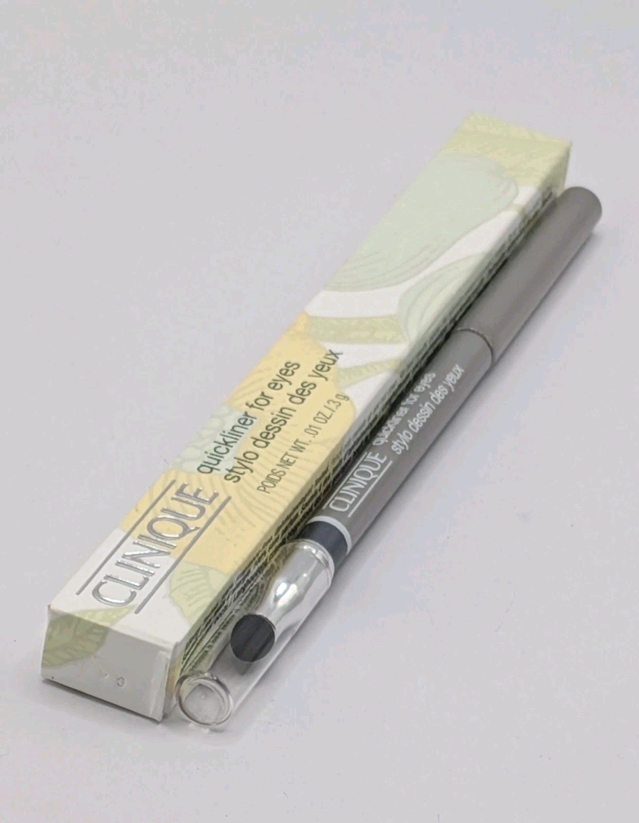 Clinique Quickliner for Eyes 08 Blue Grey With Smudger Full Size New