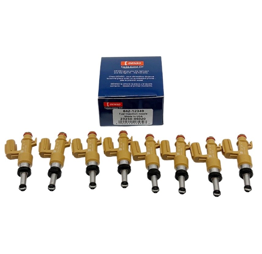 8PCS DENSO Fuel Injectors 23250-0S020 for Lexus LX570 5.7L V8 2013-2021