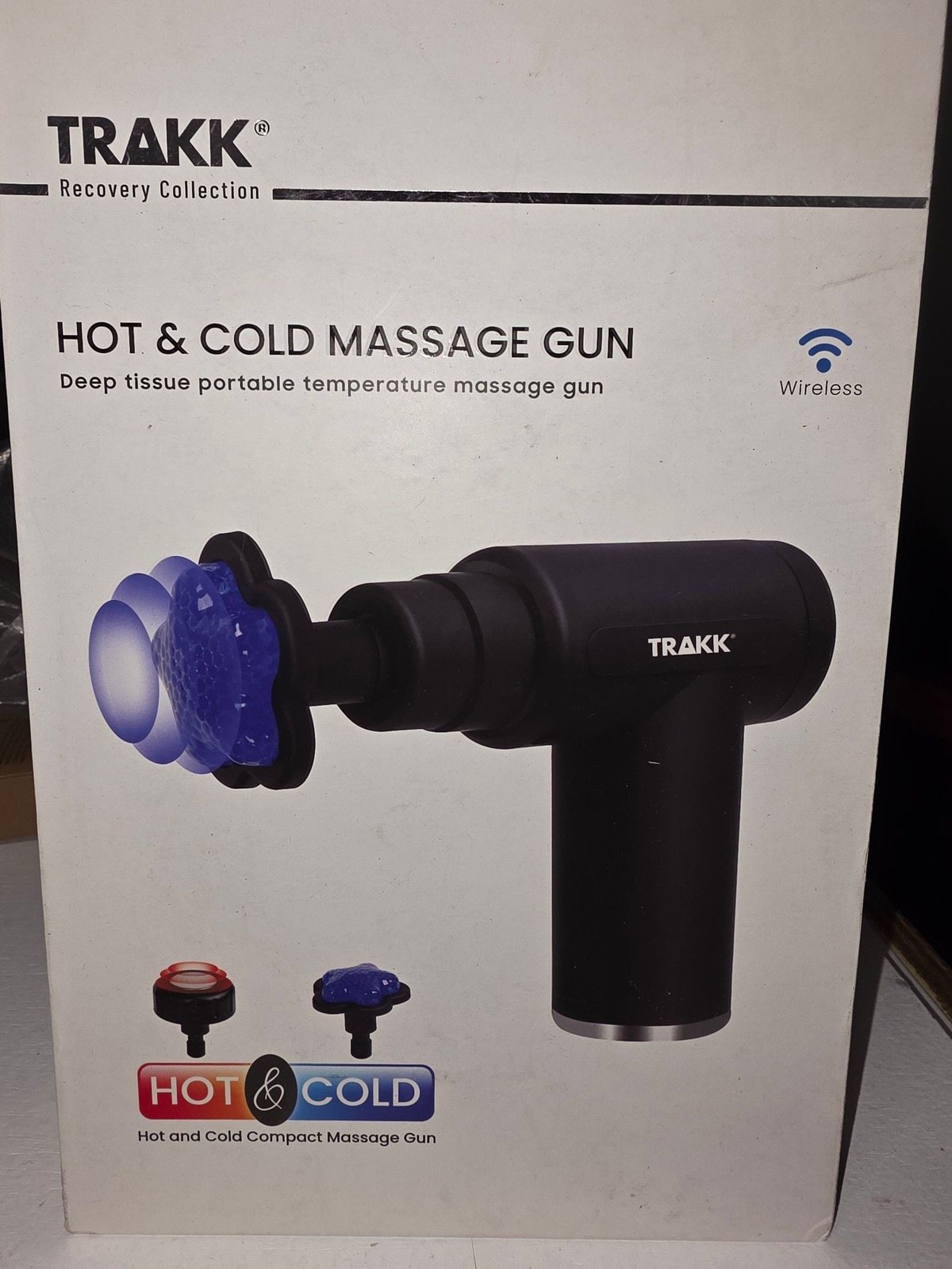 TRAKK Compact Hot & Cold Massage Gun, TRAKK Compact Hot & Cold Massage Gun,