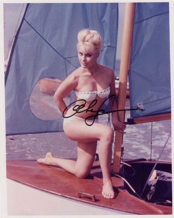 ELKE SOMMER ACTRESS 8 X 10 COLOR  PHOTO IN PERSON SIGNED