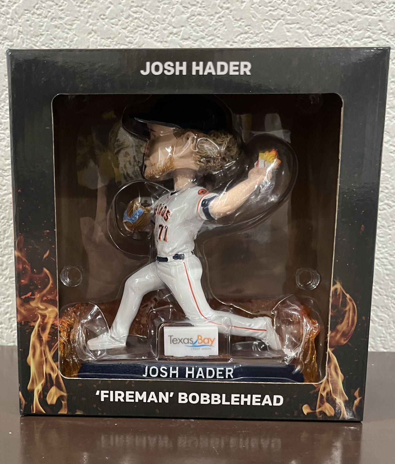 JOSH HADER Houston Astros Fireman Bobblehead SGA 4-19-2025