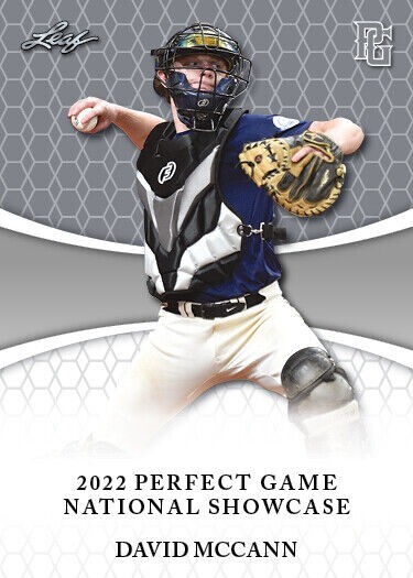 DAVID MCCANN 2022 LEAF PERFECT GAME \ DAVID MCCANN 2022 LEAF PERFECT GAME \