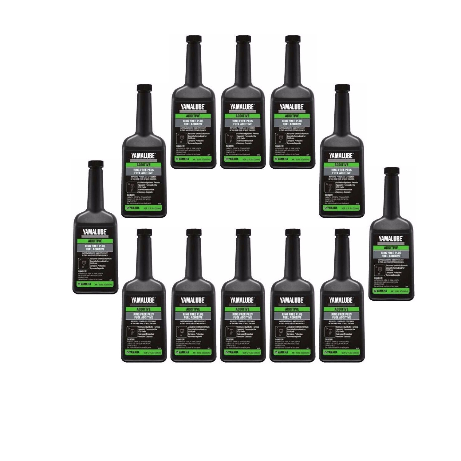 Yamaha New OEM Yamalube Ring Free Plus Fuel Additive 12 Pack, ACC-RNGFR-PL-12x12 Yamaha New OEM Yamalube Ring Free Plus Fuel Additive 12 Pack, ACC-RNGFR-PL-12x12