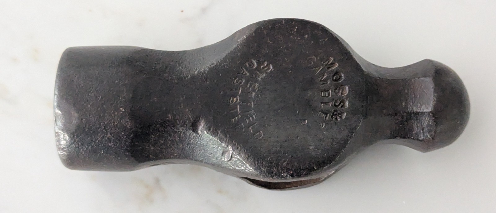 Vintage Moss & Gambles No 53 Cast Steel Ball Pein Hammer Head Sheffield England Vintage Moss & Gambles No 53 Cast Steel Ball Pein Hammer Head Sheffield England