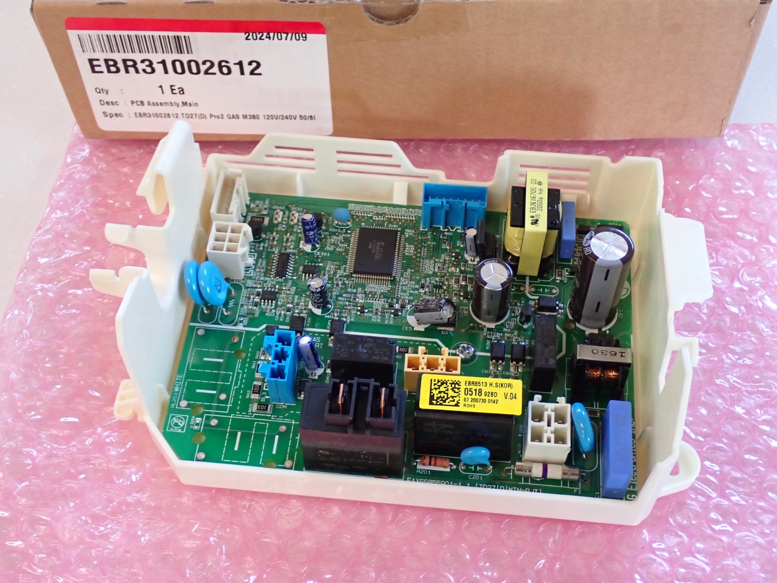 Genuine LG Dryer Main Board PCB Assy EBR31002612 Victor2 EAX66855901 NEW