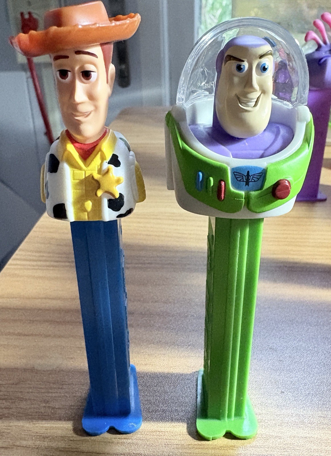 Disney Pixar Toy Story PEZ Dispensers Woody & Buzz Lightyear Set of 2 Disney Pixar Toy Story PEZ Dispensers Woody & Buzz Lightyear Set of 2