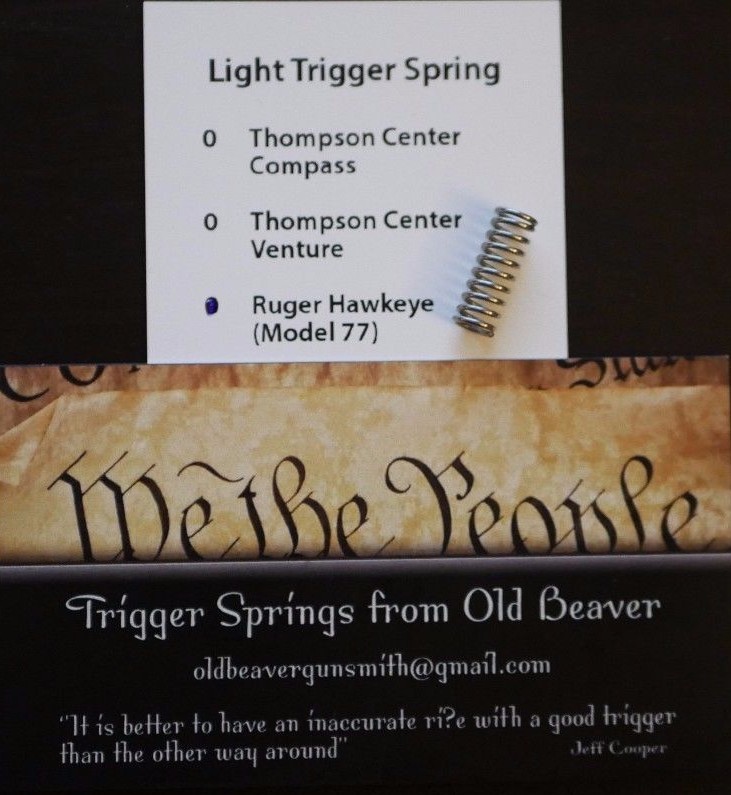 Ruger M77 Hawkeye Light Trigger Spring (HUNTER) 