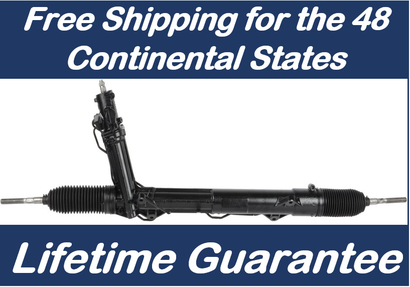 Power Steering Rack and Pinion  fits TWO WHEEL DRIVE ONLY Jaguar XJ, XJL