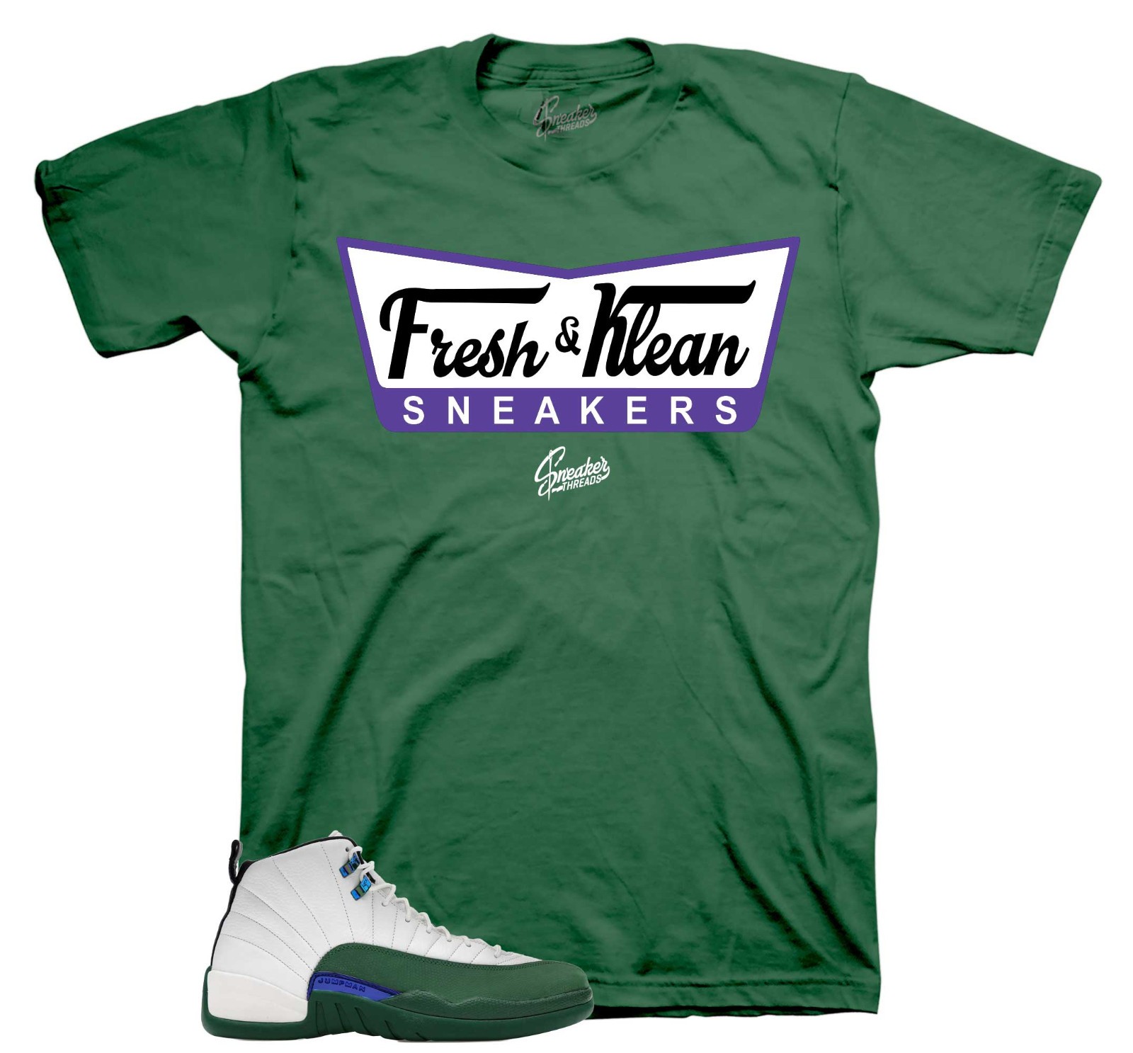 T-Shirt To AJ Retro 12 Bucks AJ12 Sneakers  -  Fresh Klean Sneaker Tee
