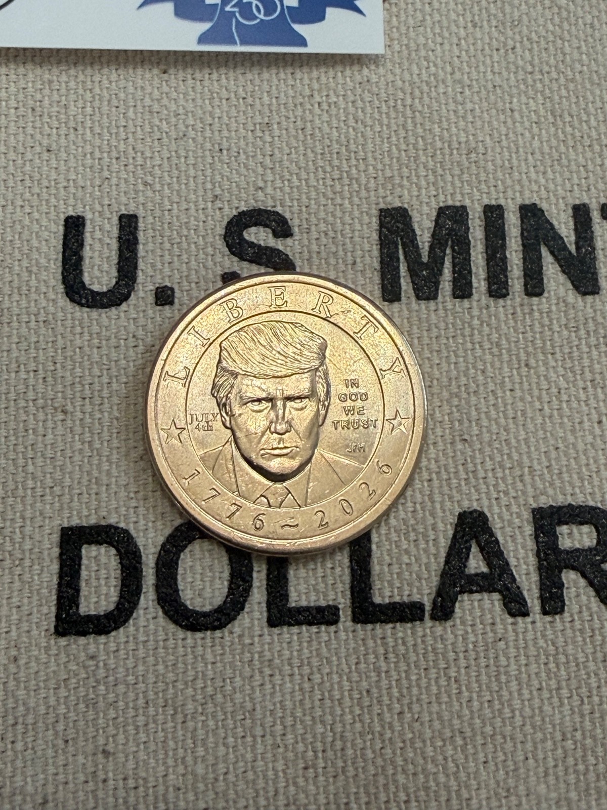 2026 President Trump Dollar - July 4th Privy Mark Semiquincentennial $1 Coin