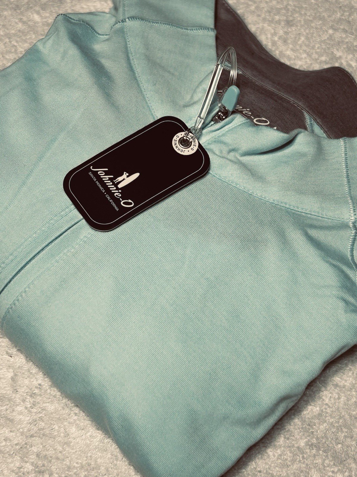 Johnnie-O Men’s L Freeborne Performance 1/4 Zip Sardina Men\'s UPF 50 NWT Johnnie-O Men’s L Freeborne Performance 1/4 Zip Sardina Men\'s UPF 50 NWT