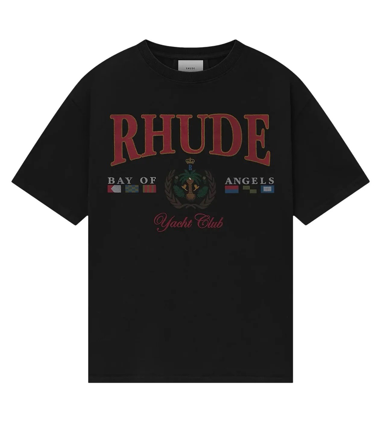 RHUDE BAY OF ANGELS YACHT CLUB TEE SIZE LARGE