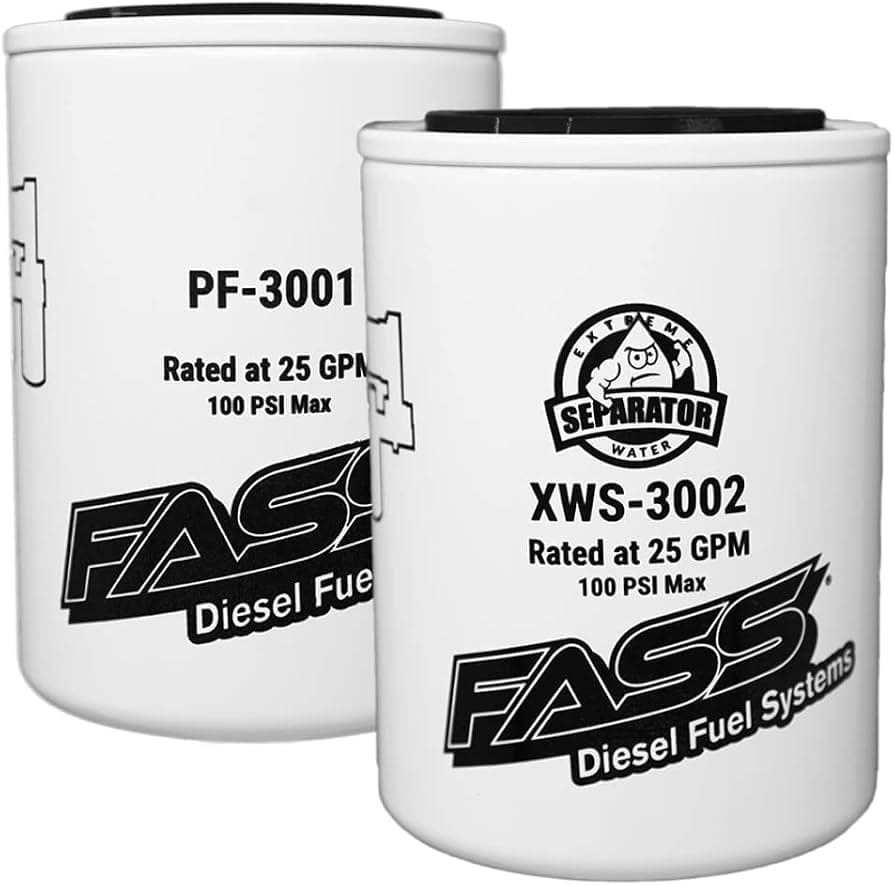 FASS Titanium Series Fuel Filter Combo Package XWS-3002 / PF-3001 