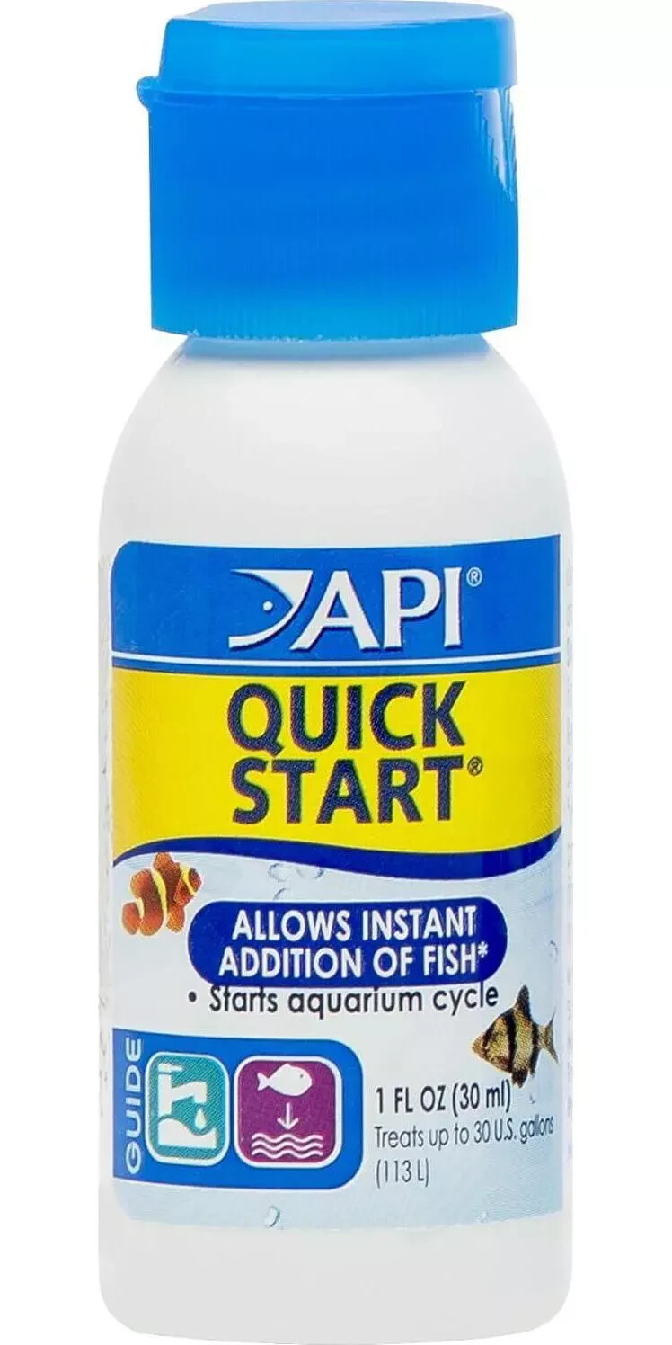 API QUICK START Freshwater And Saltwater Aquarium Nitrifying Bacteria 1-Ounce API QUICK START Freshwater And Saltwater Aquarium Nitrifying Bacteria 1-Ounce