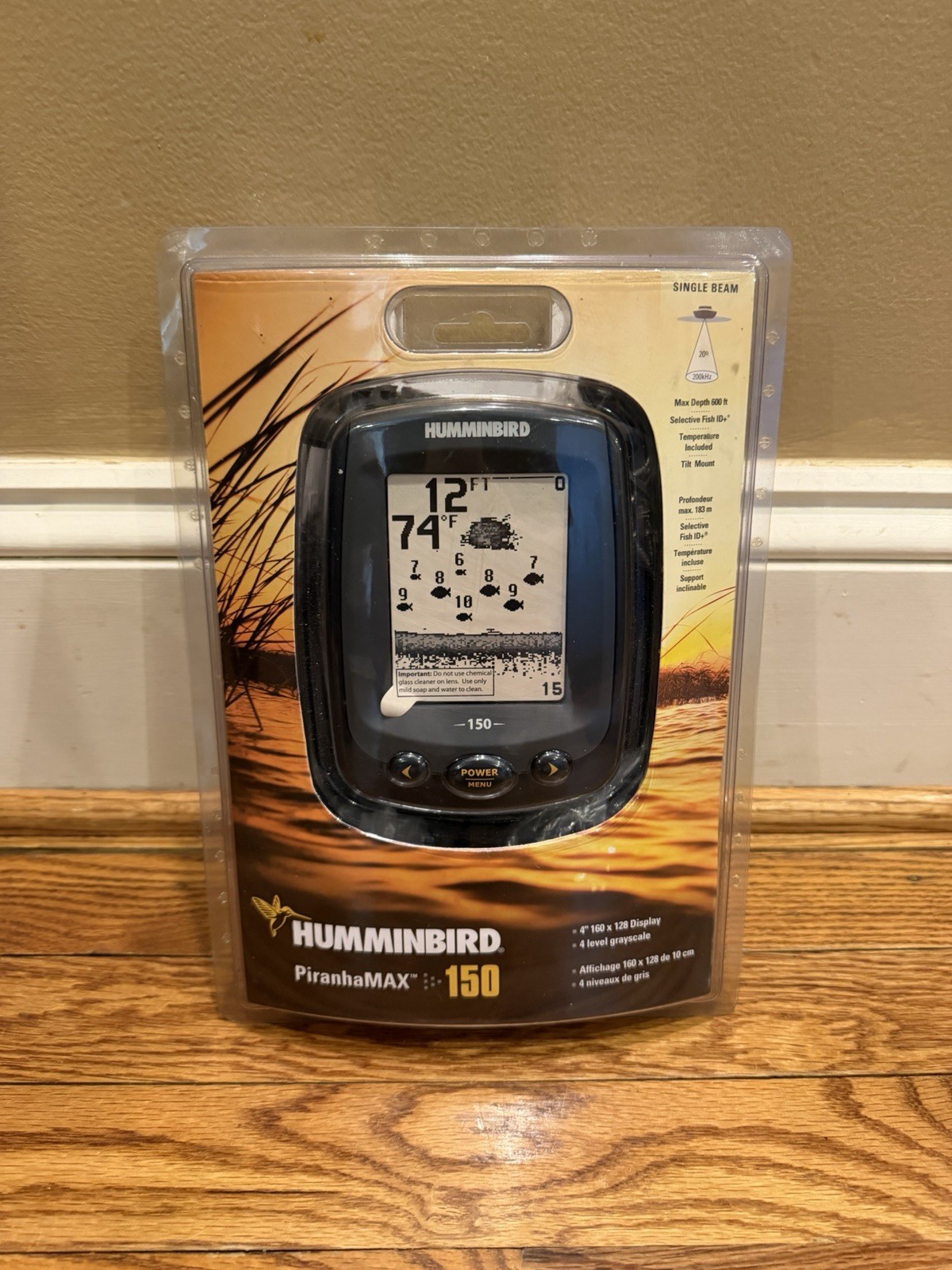Hummingbird Piranhamax 150 Single Beam Selective Fish ID Brand New