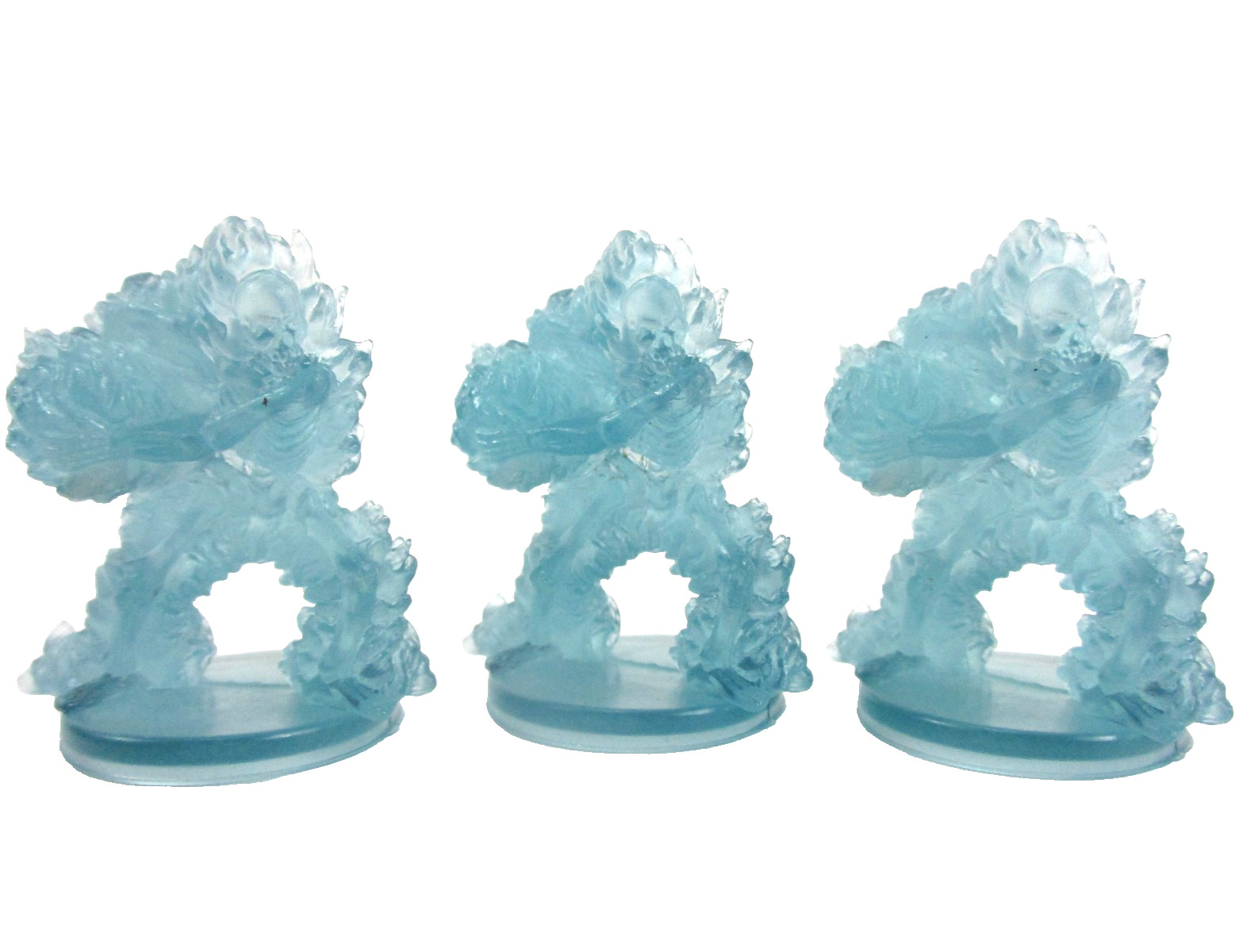 D&D Castle Ravenloft 3x BLAZING SKELETON Minis NEW