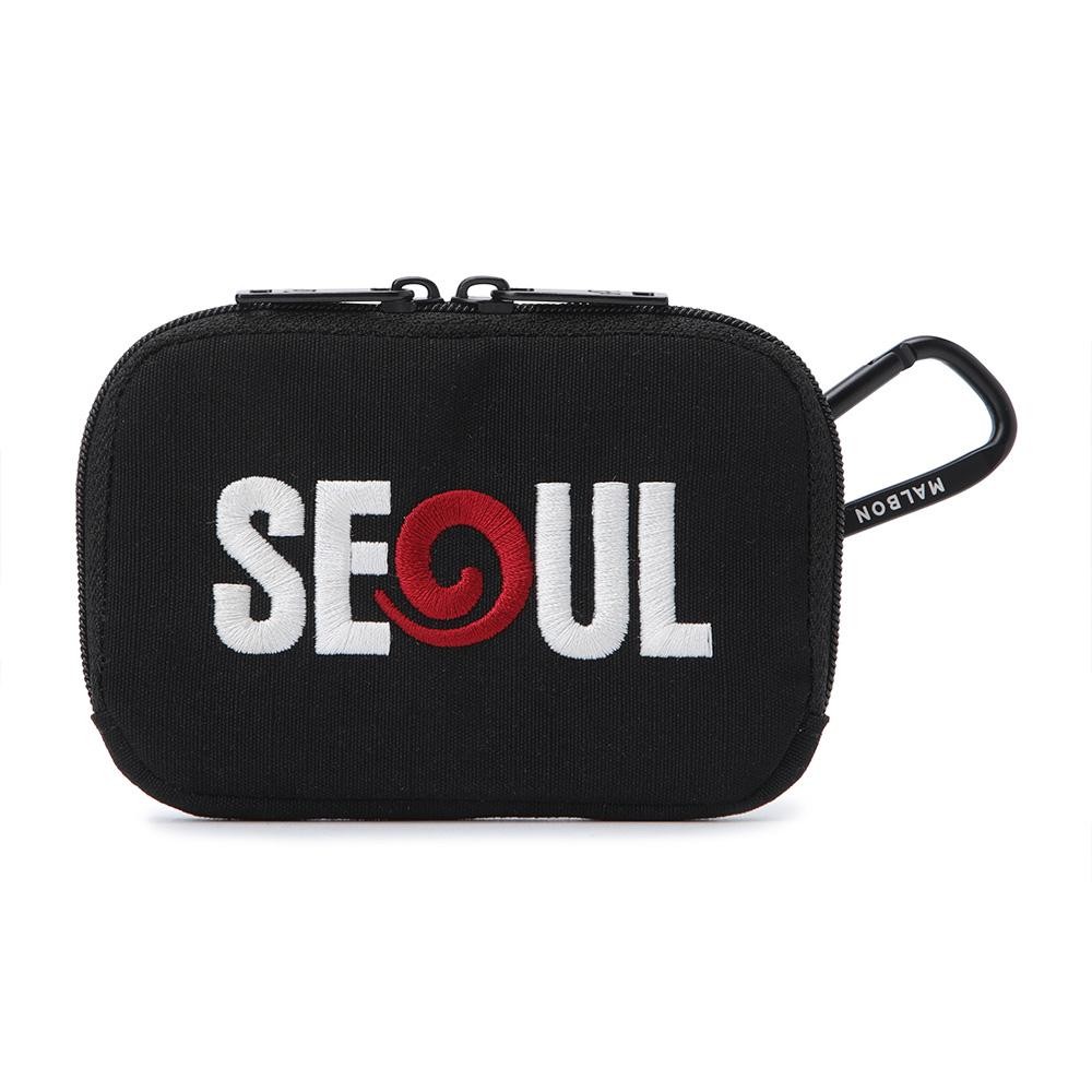 Genuine Malbon Golf Malbon Seoul Travel Mini Pouch BLACK