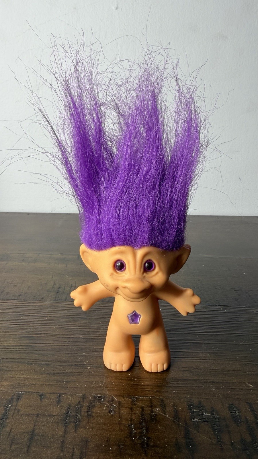 Vintage Troll Doll Purple Hair 3\