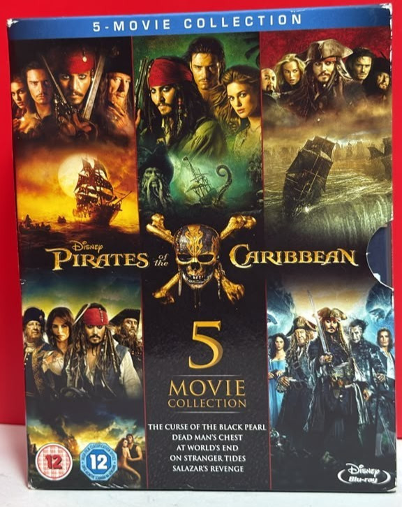 Pirates of the Caribbean (Blu-ray Disc, 2017, 5-Disc Set)
