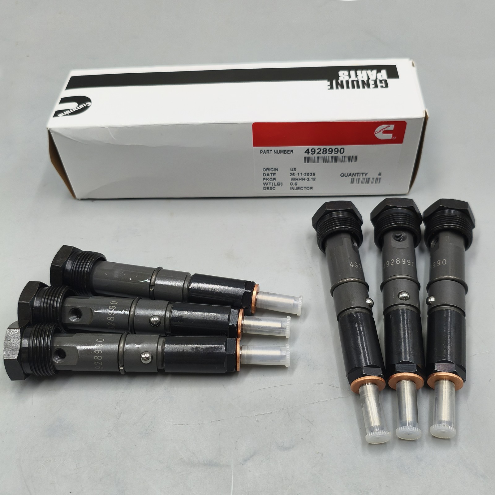6X 4928990 Diesel Fuel Injector for 94-98 Dodge 40-60 HP KDAL59P6 5.9L