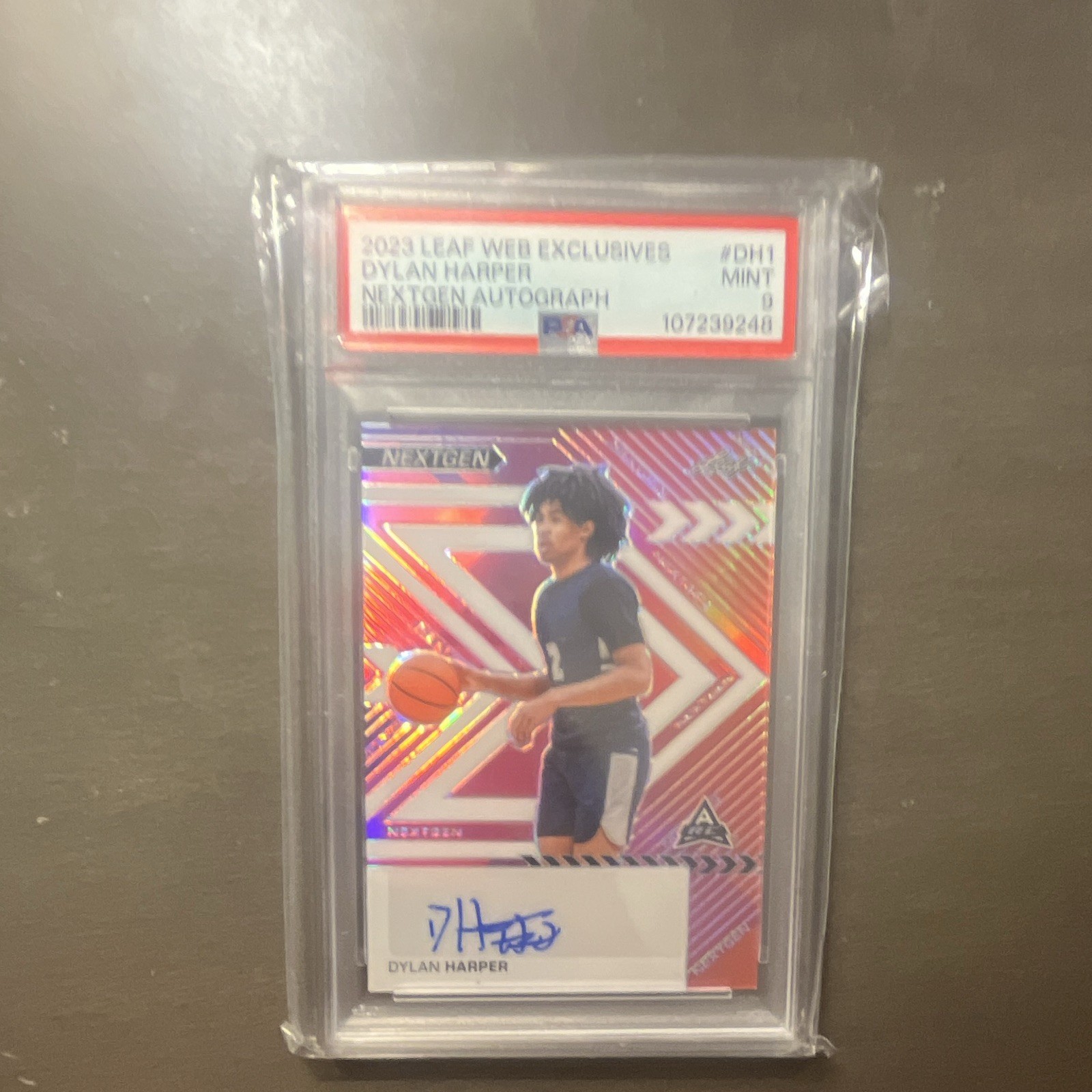 Leaf 2023 Exclusives Dylan Harper RC Auto #DH1 /212 PSA 9 🔥🔥
