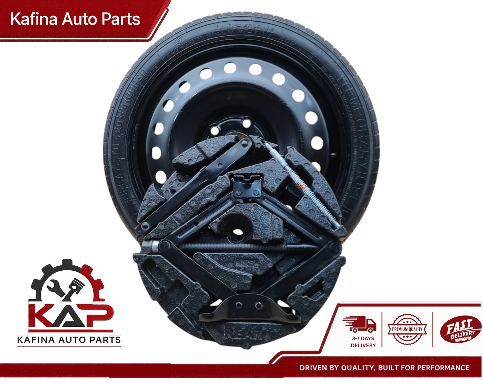 Spare Tire W/Jack Kit  17\