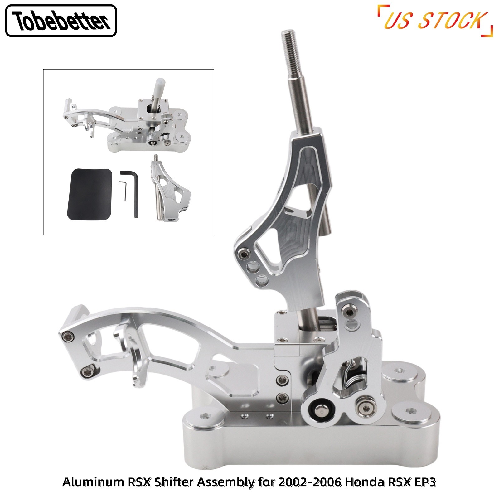 Billet Short Shifter Kit with Mini Base Plate Race Spec for 02-06 Honda RSX EP3