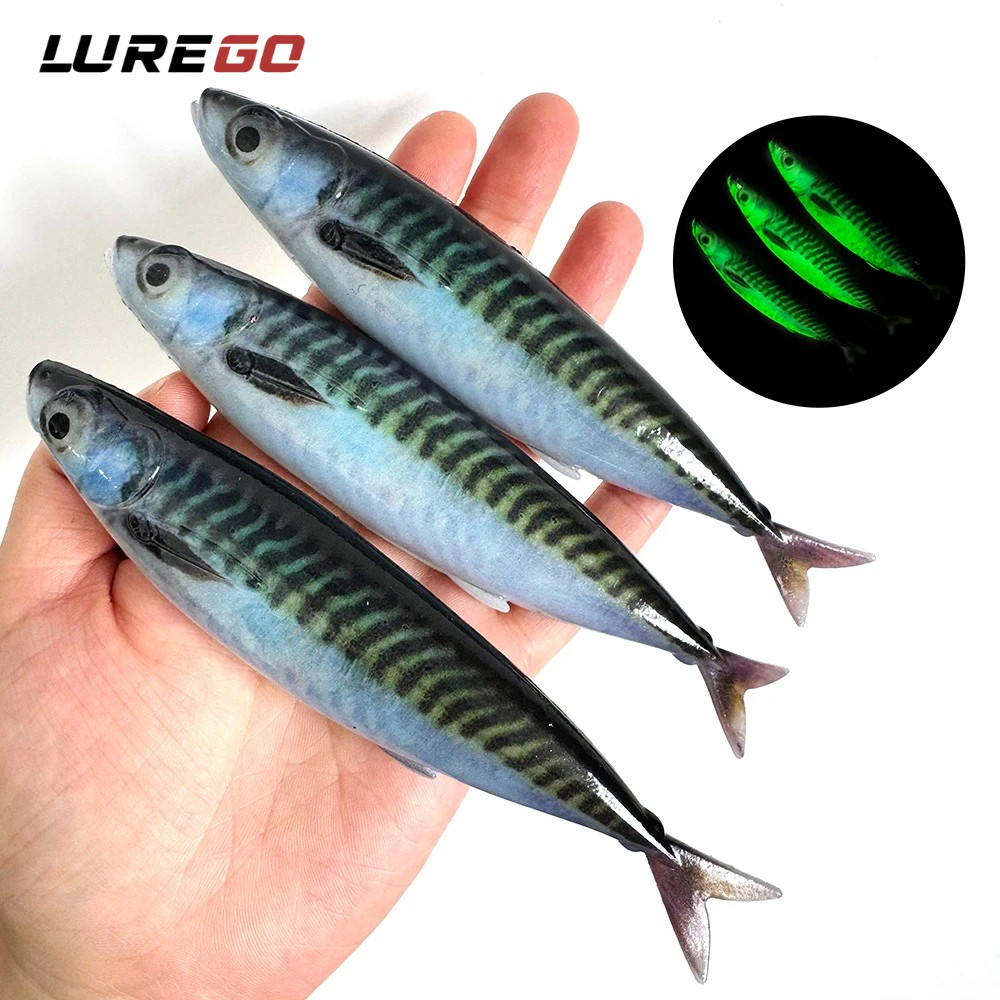 3PCS 5.71in 33.5g Trolling Fishing Lure, Realistic Sardine Hard Bait for Tuna & 