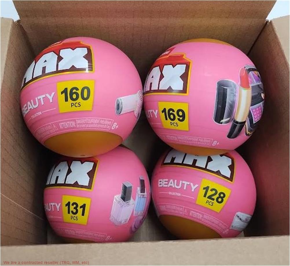 LOT OF 4  Zuru MAX Build More Premium Capsules - Beauty