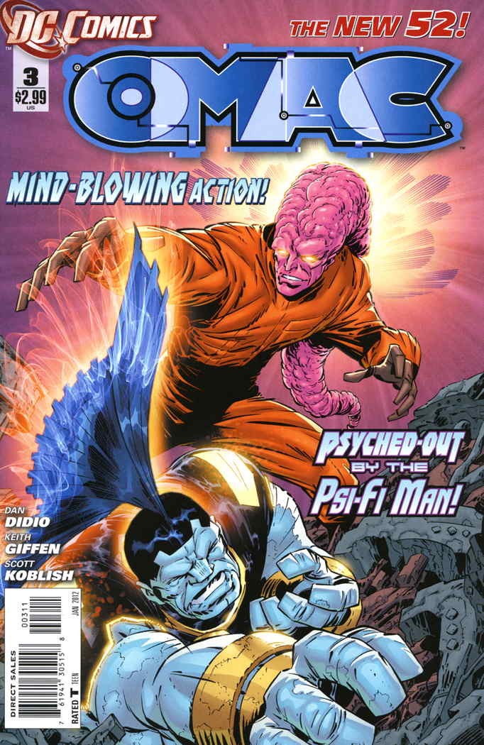 O.M.A.C. (3rd Series) #3 VF; DC | OMAC New 52 Keith Giffen - w/Bag+Board