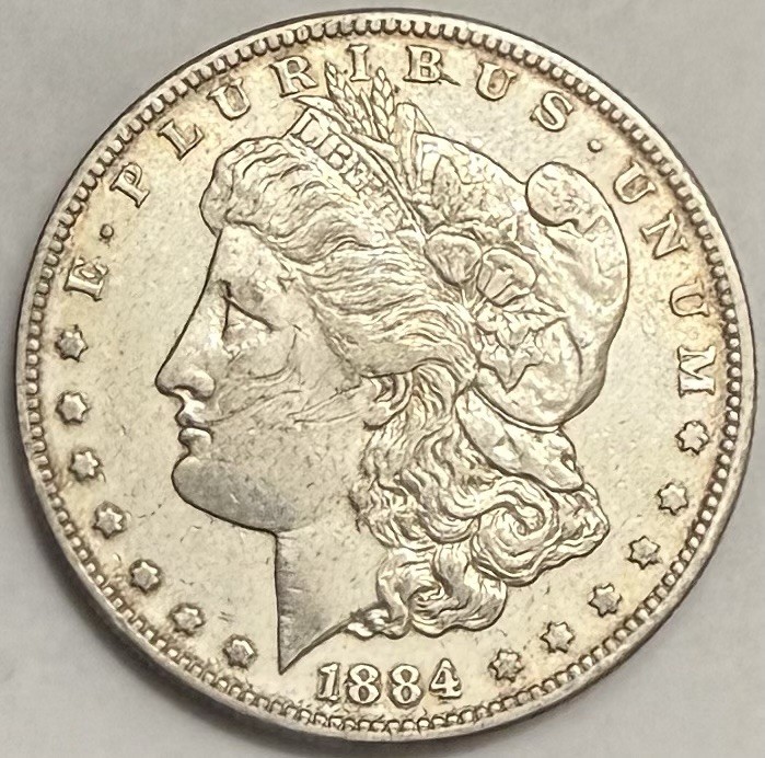 1884-S Morgan Silver Dollar XF+ Details 1884-S Morgan Silver Dollar XF+ Details