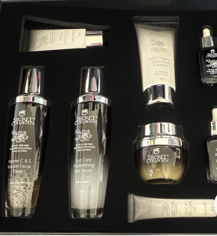 Prédiré Paris Black Orchid Transformation Skin Care Set Face/Neck BLACK SET 01