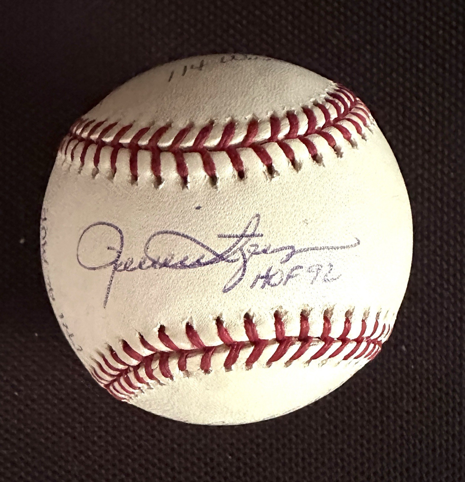 ROLLIE FINGERS AUTO CERT STAT BALL A’s  BREWERS AUTOGRAPH BASEBALL 
