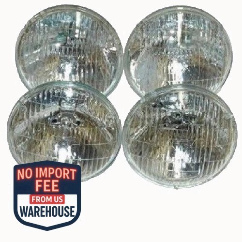 1960-1967 GM Cars T-3 / T3 Headlamp / Light Set of 4 bulbs 60-67 guide bulb