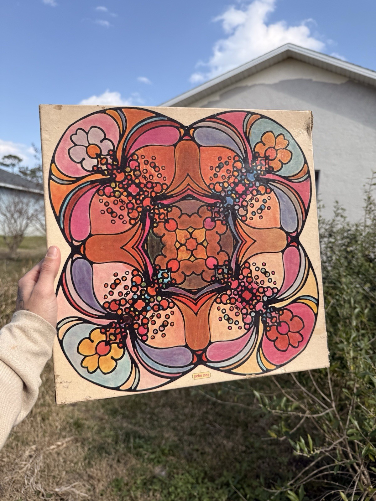 Vintage 70s Peter Max Mindflowers Puzzle Vintage 70s Peter Max Mindflowers Puzzle