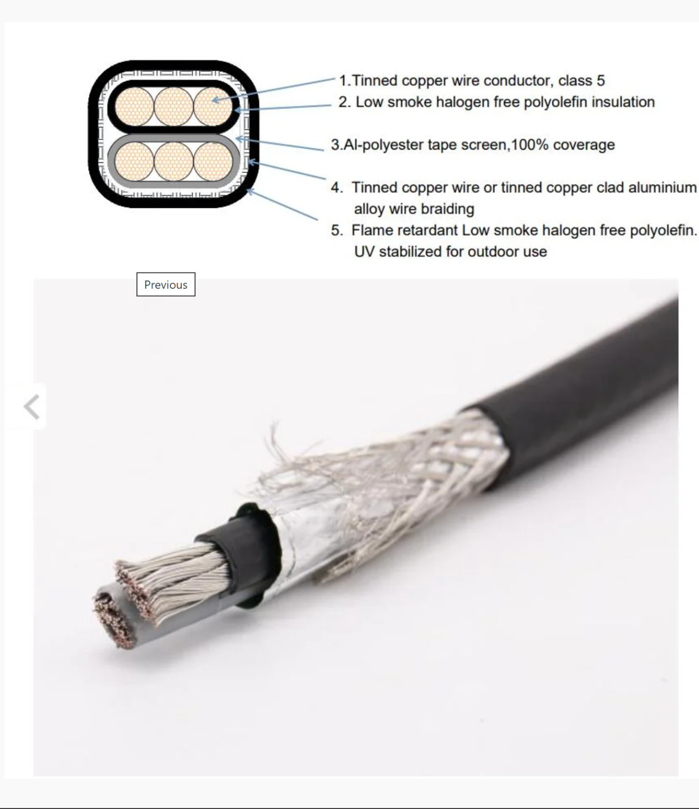 TFL492324/0 RRU DC 2 Conductor Power Cable, 2x6mm2, 2x10Awg, UV 1,000 feet TFL492324/0 RRU DC 2 Conductor Power Cable, 2x6mm2, 2x10Awg, UV 1,000 feet
