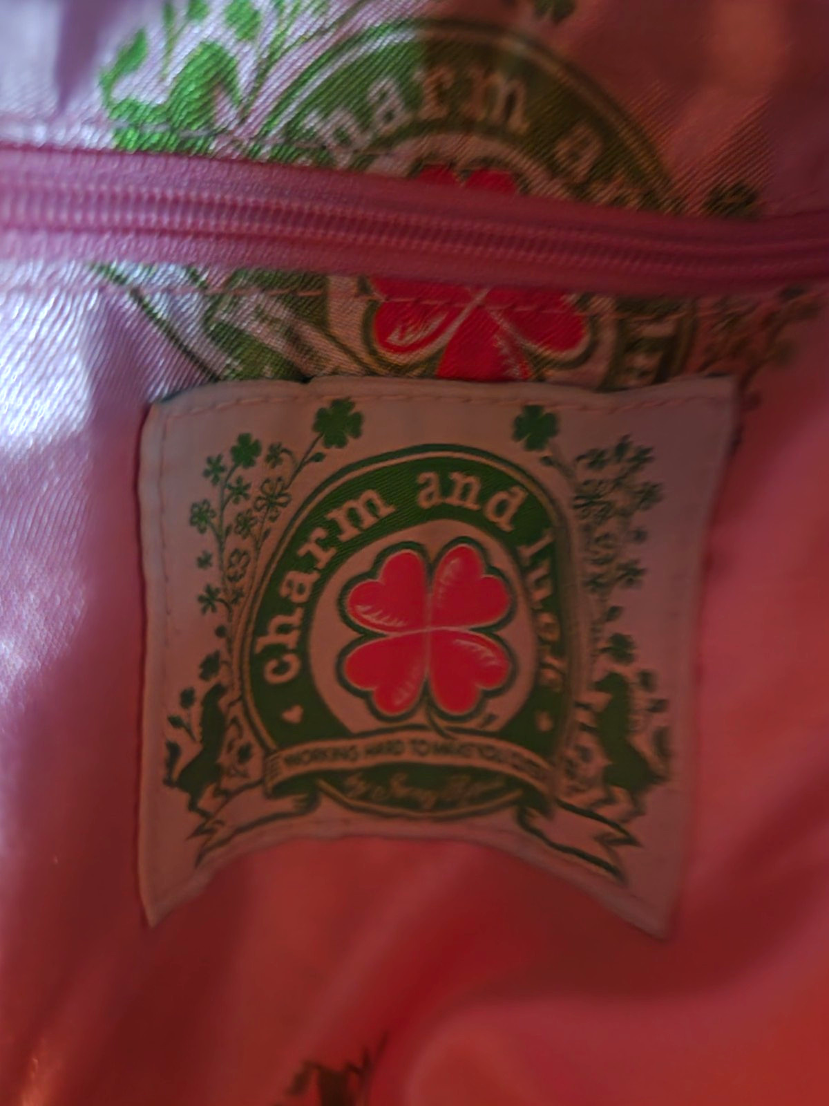 Vintage Y2K Charm & Luck by Jenny Syquia Green Leather Rhinestone Hobo Bag NWT Vintage Y2K Charm & Luck by Jenny Syquia Green Leather Rhinestone Hobo Bag NWT