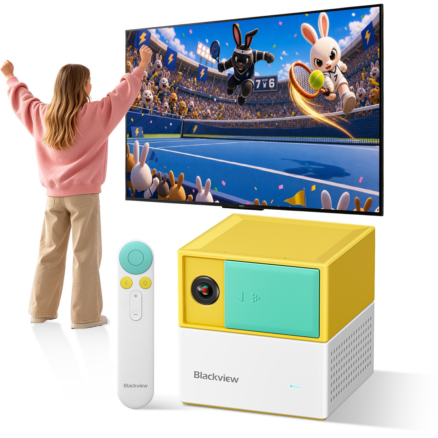 Blackview PlayPop 8 Active Play System For Kids & Families plug&play video games