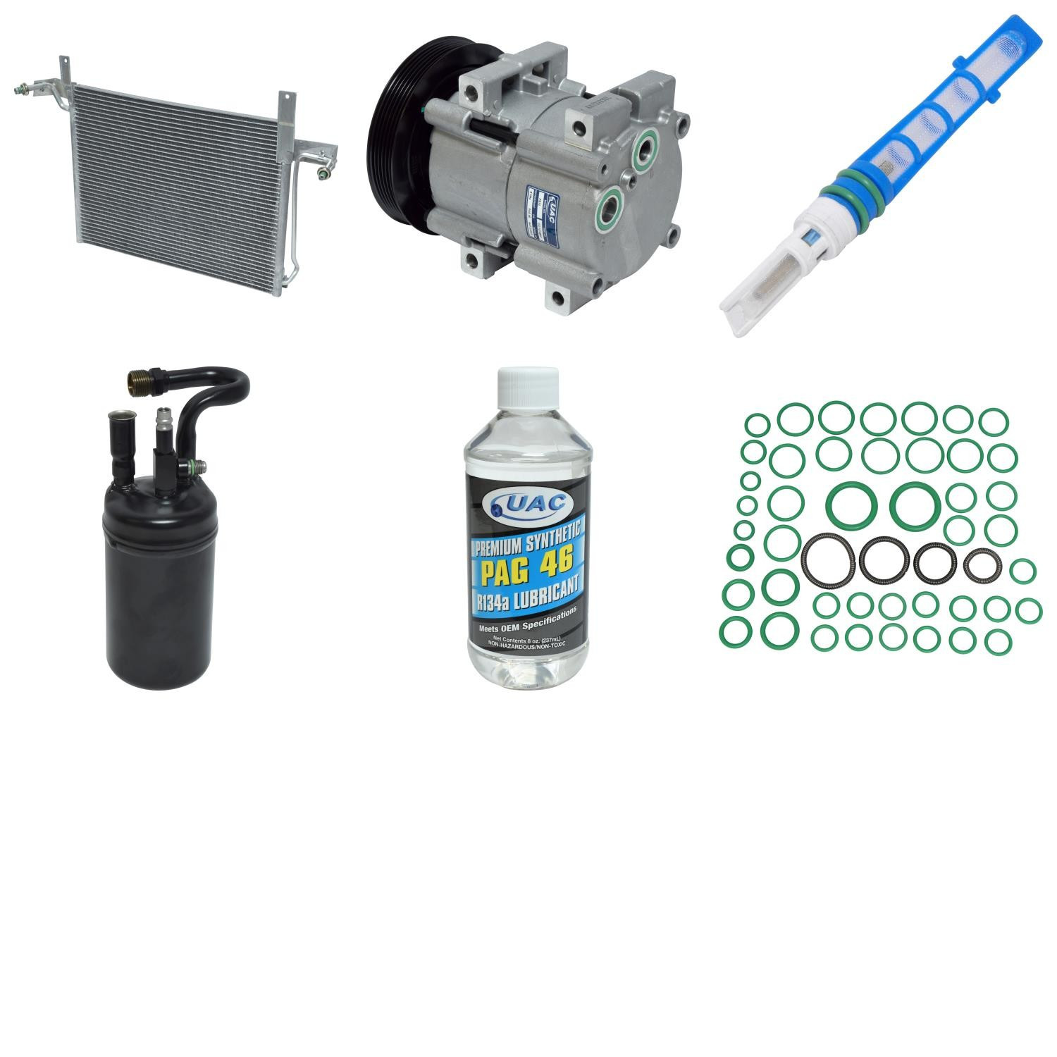UAC KT 1385A A/C Compressor Kit For 94 Ford Mazda B2300 Ranger